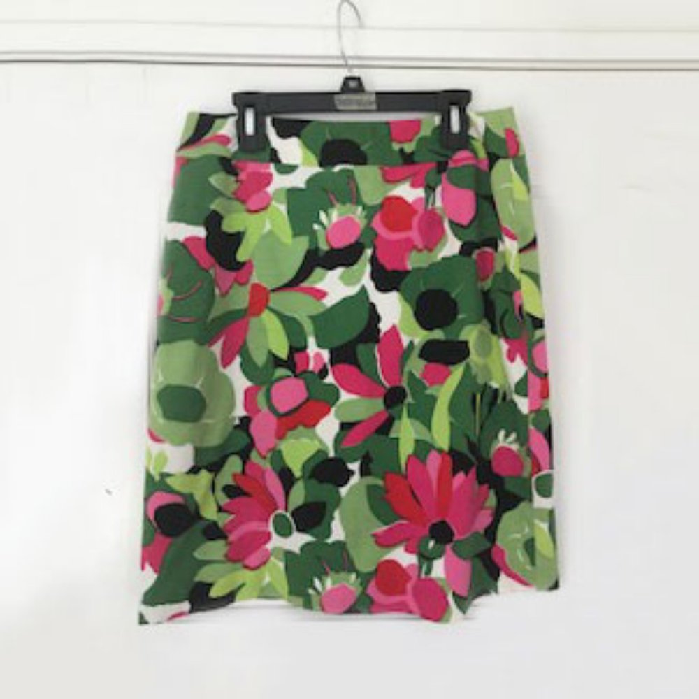 Talbot's lined silk & cotton skirt—never worn